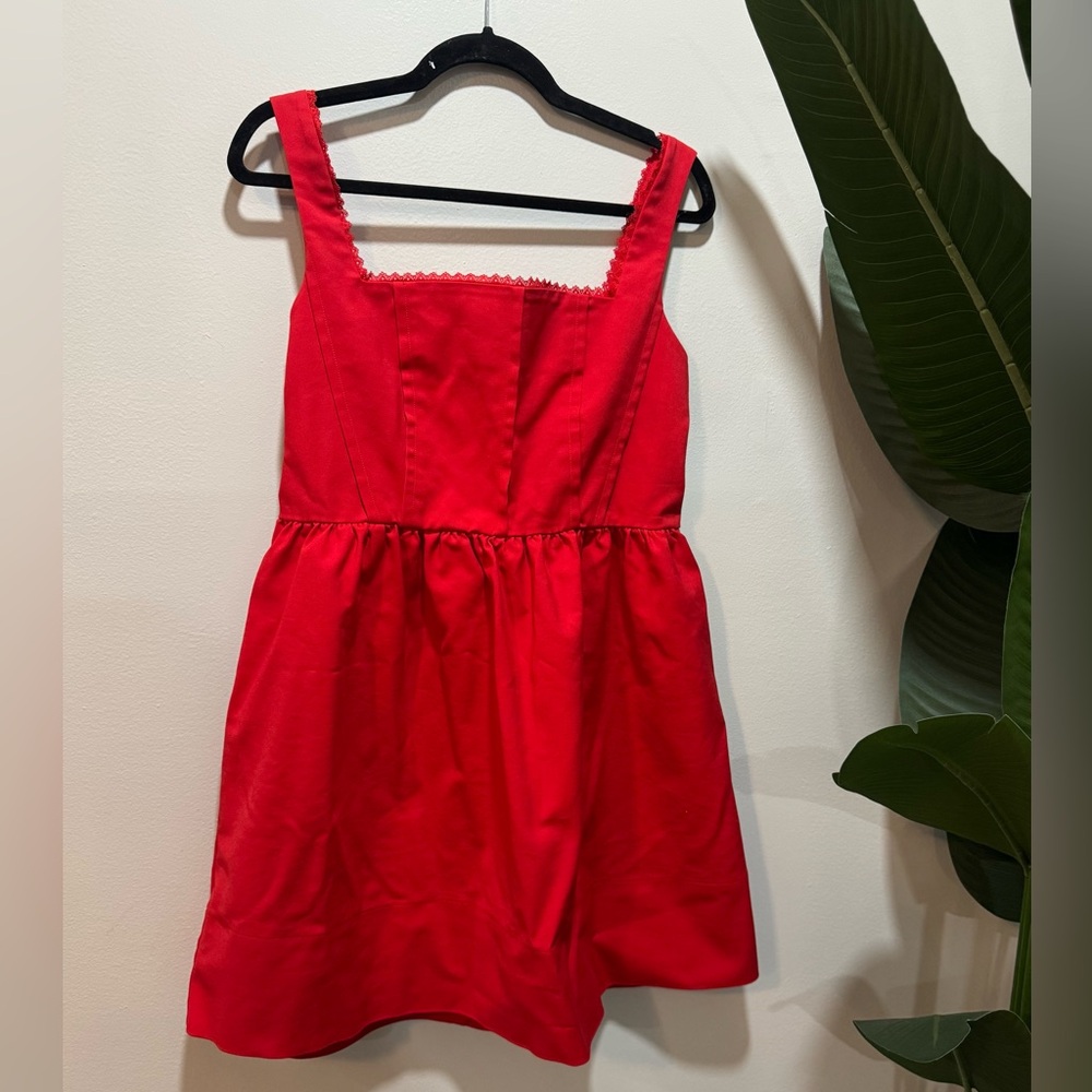 Bohme Red Corset Pinafore Heart Breaker Dress - Picture 3 of 6